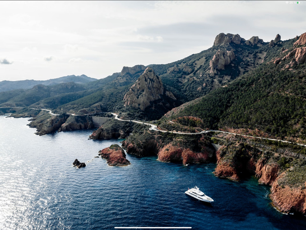 Air-quality AtmoSud drone capturing NOx and PM emission data cruise vessel plume — SCIPPER (2019–23). © AtmoSud